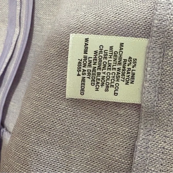 Liz Claiborne Light Purple Linen Blend Blazer NWT - Picture 6 of 10